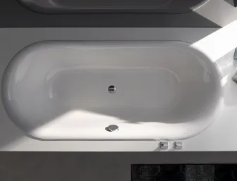 Badewanne BetteLux oval in der Draufsicht